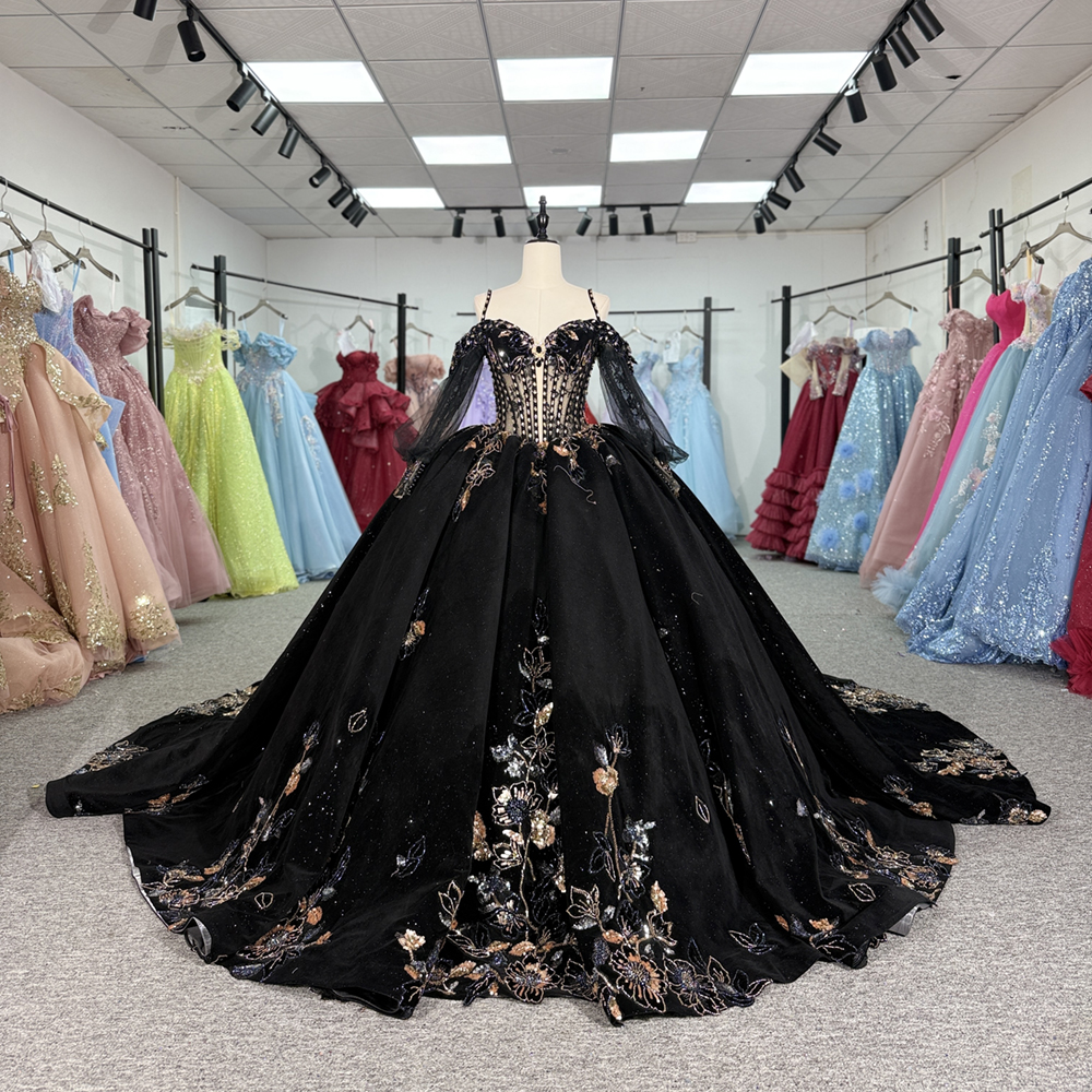 In Stock Short Black Dress Train Elegant Ball Gown Style | Alibaba.com In Stock Short Black Dress Train Elegant Ball Gown Style | Alibaba.com