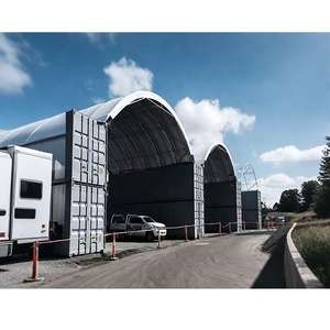 Abri de stockage industriel en conteneur maritime avec structure en membrane PVC sur mesure pour équipements - Tente de protection - Product Image 6