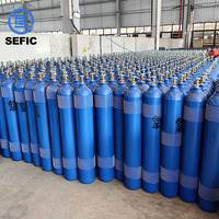 Bouteille de gaz vide bouteille industrielle ISO9809-1 50 litres 300bar 229mm oxygène azote argon hélium Co2 bouteille
