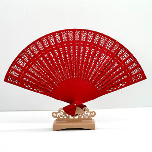 Abanico Plegable de Madera Grabado Personalizado con Logotipo de Alta Calidad, Recuerdos de Boda, Regalos para Invitados, Portátil - Product Image 5