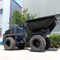 Mini camion à benne basculante compact Mini chargeur Mini tracteur avec roues certifiées CE EPA Moteur diesel à godet rotatif à 260 ° à vendre