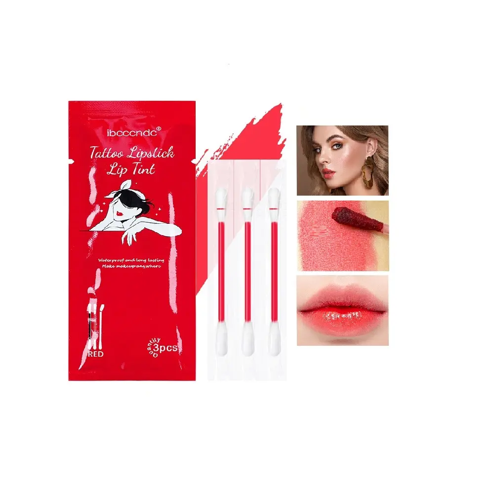 Exclusieve Nieuwe Product Sales Tattoo Lippenstift Wattenstaafje Lipgloss