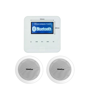 Système audio intelligent pour la maison PW230+CR525 Mini télécommande tactile à 2 canaux <span class=keywords><strong>Amplificateur</strong></span> mural 25W Ensemble de haut-parleurs de plafond pour Noël - Product Image 2