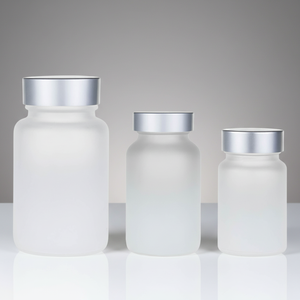 Bouteilles rondes en verre dépoli <span class=keywords><strong>Maoya</strong></span> 30ml-150ml avec bouchon à vis, sérigraphiées, pour produits de santé, aliments et médicaments, pilules, vitamines et capsules - Product Image 4