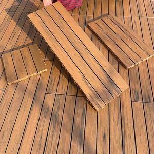 Gỗ nhựa composite <span class=keywords><strong>DIY</strong></span> boong gạch lồng vào nhau 300x600 WPC sàn ngoài trời - Product Image 4