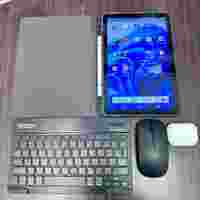 Tablette PC Android 15 Original B50 Ultra Sailbook 10,1 pouces avec souris, clavier, écouteurs, double carte SIM, Wi-Fi, ordinateur portable, tablette PC pour enfants