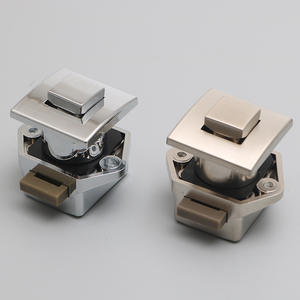 Serrures de tiroir sans clé pour camping-car, yacht et armoires de bateau, serrures à bouton-poussoir et à suspension avec poignées en bois pour la sécurité des meubles - Product Image 1