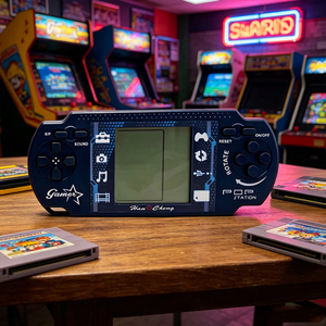 Console di <span class=keywords><strong>Gioco</strong></span> Portatile Retrò con Schermo LCD da 3 Pollici, Retroilluminazione Blu, Batteria da 2600mAh, Schermo Non Touch - Product Image 3