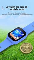 Jam Tangan Anak 4G dengan GPS VM05 AMOLED 1.52 inci Smart Watch untuk Anak-anak Kamera 2MP Remote WIFI LBS Pelacakan GPS Panggilan Video SOS