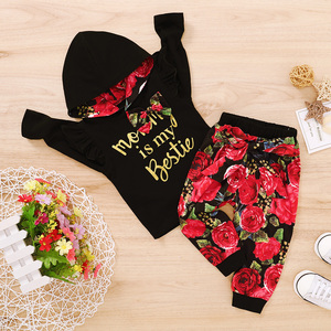 Conjuntos de Ropa para Niños, Trajes de Pantalones Florales para Niñas, Productos Más Vendidos de Marcas Chinas de Ropa - Product Image 2