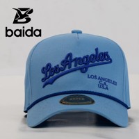 Gorra de 5 Paneles de Lona de Algodón Bordada con el Logotipo de los Ángeles de Nueva York, Miami, Brooklyn, EE. UU., Ajustable, Unisex, Informal, para Playa, Ciclismo y Actividades al Aire Libre