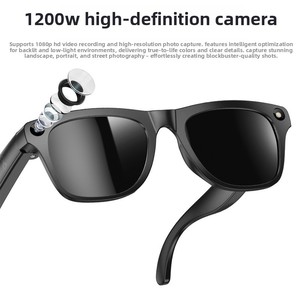 <span class=keywords><strong>แว่น</strong></span>ตาอัจฉริยะ AI ความละเอียด 12MP ฟังก์ชั่นหลากหลาย ควบคุมด้วยเสียง <span class=keywords><strong>ส</strong></span>ั่งงานด้วยเสียง แปลภาษา รับรู้ภาษา MOQ ต่ำ รับผลิตตาม<span class=keywords><strong>ส</strong></span>ั่ง - Product Image 3