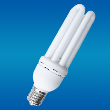 หลอดไฟ CFL สีขาว OEM ขั้ว E27 4U 6000K แสงเดย์ไลท์ 80lm/W 6000 ชั่วโมง CRI รับประกัน 2 ปี 3360 ลูเมน - Product Image 3