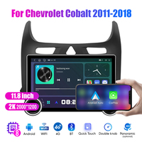 Radio de coche de 11,8 pulgadas para Chevrolet Cobalt 2011-2018 DIAMOND 2K QLED pantalla 2Din Android coche estéreo REPRODUCTOR DE DVD Carplay DSP