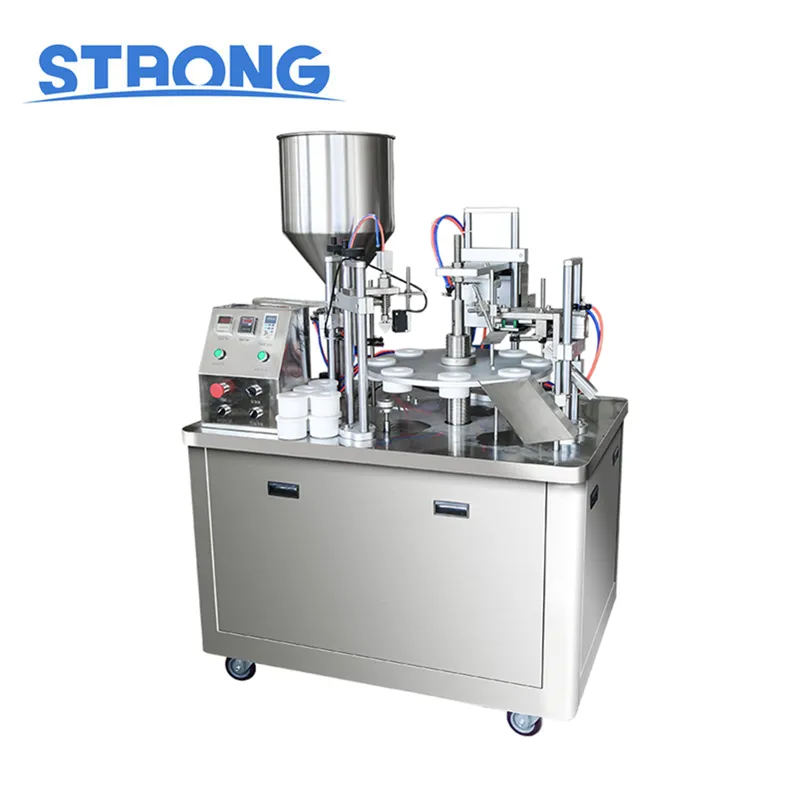 Semi-Automatic Plastic Tube Heating Sealing and Filling Machine for Cosmetics Cream Paste Plastic Tube with Date Embossing
