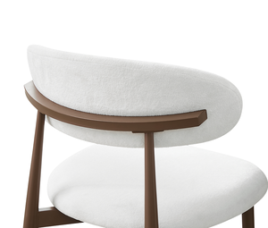Ensemble de table à manger ronde en tissu moderne et 2 chaises (pour 2 à 4 personnes) - Meubles de salle à manger écologiques et durables pour la maison - Product Image 2