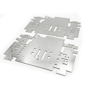 OEM <b>Brushed</b> Stainless Steel SPCC Cold Rolled Steel Heavy Duty Mounting Back Panels Laser Cut Perforated Control Boards from VN - Product Image 1