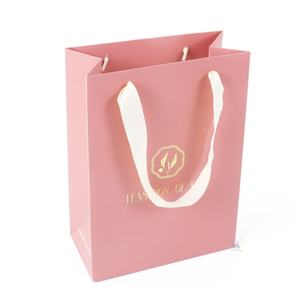 Bolsa de Papel Personalizada para Regalo, Color Rosa Mate, para Ropa - Product Image 3