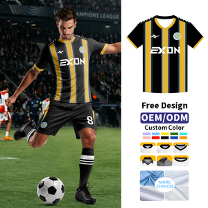 Nuova Stagione Maglia da <span class=keywords><strong>Calcio</strong></span> Retrò Classica EXON di Qualità Thailandese con Stile Lega Professionale per Tifosi e Sostenitori - Product Image 1
