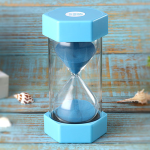 Minuteur hexagonal en forme de sablier, 30/60 minutes, cadeau d'anniversaire pour enfants, jouet créatif anti-chute, décoration simple pour la maison - Product Image 1