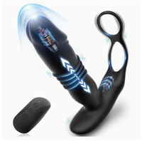 Vente en gros de jouets sexuels en silicone pour adultes, plug anal à chocs électriques, stimulateur de masturbation à vibration pour la cavité postérieure, stimulation par choc