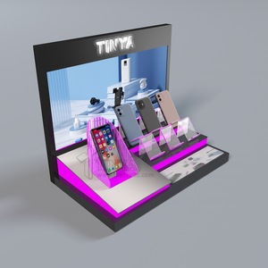 Exhibidor <span class=keywords><strong>de</strong></span> Acrílico con Iluminación LED para Teléfonos y Fundas, Mostrador <span class=keywords><strong>de</strong></span> Venta al por Menor - Product Image 3