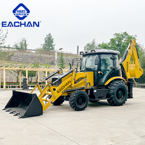 EACHAN CE/EPA Diesel Backhoe Loader roda pertanian Backhoe Loader hidrolik Backhoe ekskavator untuk Konstruksi Kota - Product Image 5