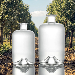 Bouteille en verre transparente de 750 ml, 700 ml, 70 cl, 1 litre pour spiritueux (brandy, gin, rhum, mezcal) – Vente directe usine Chine – Garrafas De Vidro Para Licor - Product Image 6