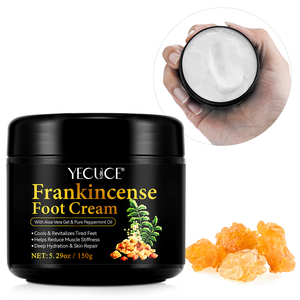 YECUCE reduce la rigidez muscular hidratante aceite de incienso <span class=keywords><strong>Crema</strong></span> para el cuidado de los <span class=keywords><strong>pies</strong></span> con Gel de Aloe Vera y aceite de menta - Product Image 3