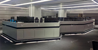 Bureau de console de contrôle de diffusion professionnel pour studio de télévision et salle d'opération multimédia