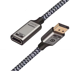 <span class=keywords><strong>Adaptateur</strong></span> DisplayPort 8K <span class=keywords><strong>vers</strong></span> <span class=keywords><strong>HDMI</strong></span>, convertisseur unidirectionnel DP mâle (source) <span class=keywords><strong>vers</strong></span> <span class=keywords><strong>HDMI</strong></span> femelle (écran) pour <span class=keywords><strong>PC</strong></span>, Dell, HP, etc. - Product Image 2