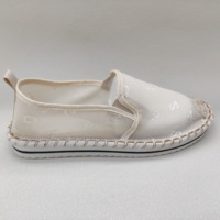 Chaussures décontractées pour femmes, espadrilles plates personnalisables en gros avec logo, dessus en maille respirant, confortables, légères, antidérapantes pour le printemps
