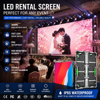 Pantalla LED Modular a Todo Color TOPvision 500x500 500x1000, Pantalla de Alquiler para Interiores, Clasificación IP65, Garantía de 2 Años, Alta Calidad