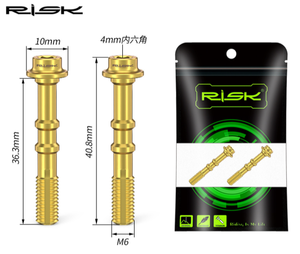 RT114/RT115/RT116/RT118/RT119 tornillo de freno de aceite de bicicleta de riesgo para <span class=keywords><strong>XT</strong></span>/<span class=keywords><strong>M8000</strong></span> titanio carretera MTB bicicleta pernos de freno hidráulico - Product Image 5