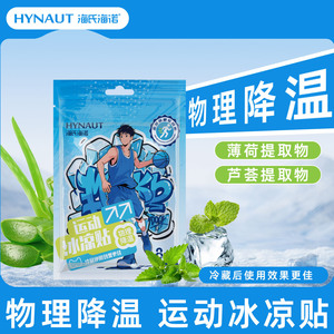 Los parches refrescantes deportivos Hynobib de Haier ofrecen enfriamiento físico y se pueden refrigerar. Contienen extracto de menta y son - Product Image 4