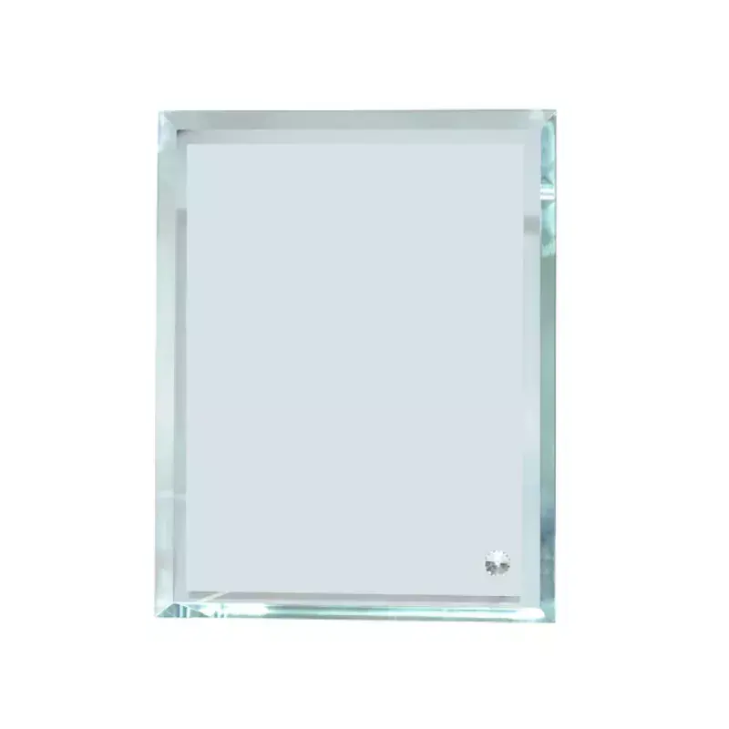 Factory price RTS Sublimation 3d crystal glass cube photo picture frame