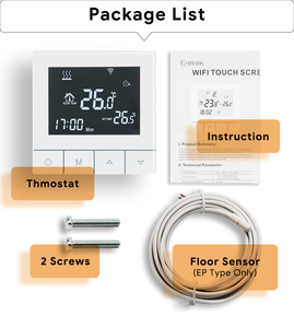 Tgt79 Loạt Hàng Tuần Chương Trình Điện Thoại Thông Minh Điều Khiển Màn Hình Cảm Ứng Wifi Điều Khiển Bằng Giọng Nói Phòng Tầng Sưởi Ấm Nhiệt - Product Image 2