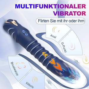 Vibrador Leiser Shock 2 en 1 para Mujer, Dildo con 10 Modos de Vibración y 3 Modos de Choque, Cabeza Flexible, Estimulación del Punto G y del Clítoris, Silicona Suave 100% - Product Image 2