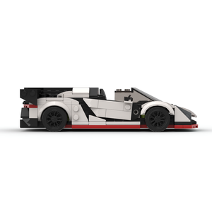 MOC M03163 Coche de Ciudad de Alta Velocidad, Campeón de Carreras, Superauto Clásico, Bloques de Construcción, Ladrillos de Carreras, Súper Técnica, Garaje Creativo, Set DIY - Product Image 2