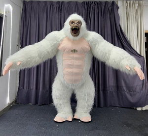 Saygo CE di alta qualità di personalizzazione Gorilla gonfiabile mascotte Costume cartone animato animale <span class=keywords><strong>per</strong></span> <span class=keywords><strong>adulti</strong></span> festa di Halloween - Product Image 1