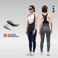 Pantalon de cyclisme long thermique en nylon TECH Fleece pour femme, avec protège-fesses double flèche, séchage rapide, pour le cyclisme sur route, collection automne-hiver, OEM