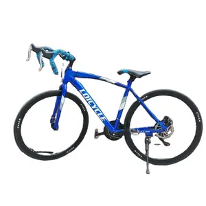 Twitter sepeda jalan serat karbon 700c pria, sepeda balap 22 kecepatan dengan roda karbon terjangkau