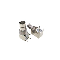 Connecteur BNC à angle droit pour circuit imprimé, connecteurs mâles BNC, câble coaxial RF, connecteur de broche