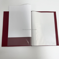 Carpeta de Archivos de Cuero PU Personalizada, Impermeable y Duradera para Organizador de Documentos de Oficina, Carpetas de Archivos de Papel A4