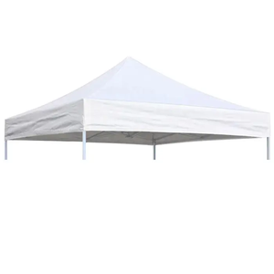 Toit <span class=keywords><strong>de</strong></span> remplacement pour gazebo extérieur 10x10, personnalisé, durable, blanc, imperméable, <span class=keywords><strong>en</strong></span> toile pleine couleur avec ventilation et revêtement poudré - Product Image 3