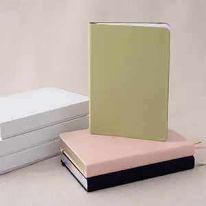2er-Pack grünes und rosa Leinen-Tagbuch niedliches Hardcover-Notebook mit elastischem Band Hersteller