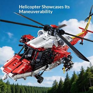 Bloques de Construcción de Plástico Compatibles con Aviones Armados de Estilo Nuevo, Juguete Educativo de Ensamblaje para Niños, Regalo de Moda - Product Image 1