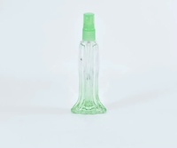 Flacon de parfum en verre à queue de poisson de 18 mm avec pompe à vis luxueuse polie, 10 ml, diffuseur rechargeable, impression d'écran, emballage