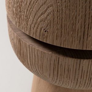 Lámpara de Mesa con Base de Madera y Pantalla Metálica, Fuente de Luz LED, Bombilla E27, Control por Interruptor, Iluminación Decorativa Ecológica - Product Image 5