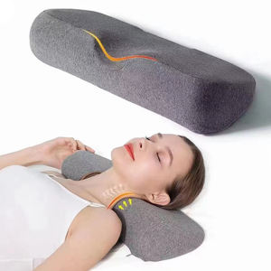 Almohada Cervical LM para Dormir con la Cabeza y el Cuello en Posición Recta, Cojín Inflable Cilíndrico para Asistencia Espinal sin Tracción - Product Image 1